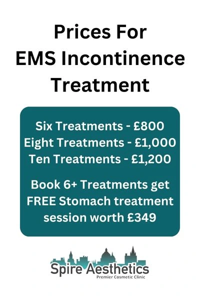 EMS Incontinence Treatment Prices Edinburgh