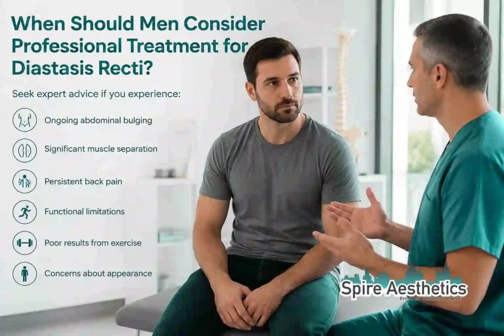 When Should Men Consider Professional Treatment for Diastasis Recti Edinburgh?